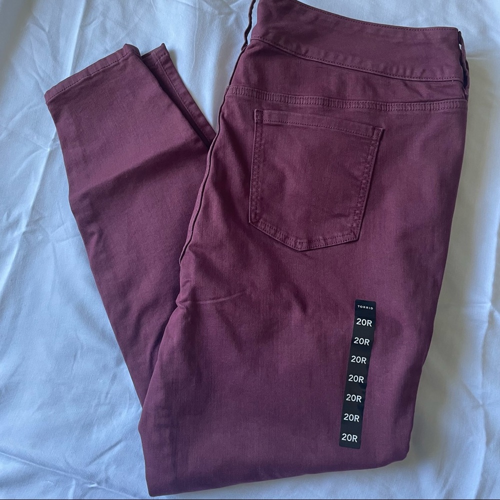 Super Soft Dark Red Jegging - Picture 6 of 6